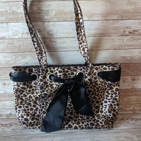Handbags - Leopard Print Shoulder Bag